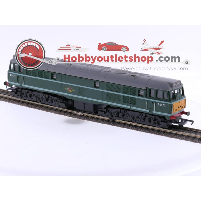 Schaal 00 Hornby R.328 en R.357 set van 2 diesellocomotieven van de BR #7639