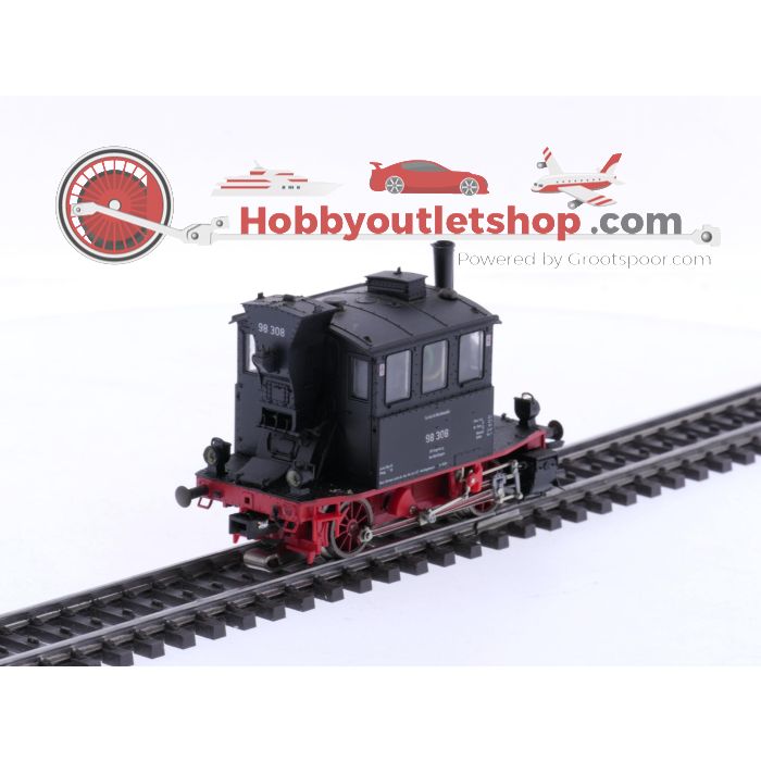 Schaal H0 Märklin 3387 stoomlocomotief BR 98³ 'Glaskast' van de DB Digitaal #7647