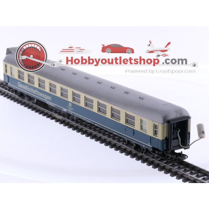 Schaal H0 Märklin 4175 personenrijtuig Gesellschaftswagen met interieur verlichting van de DB #7655