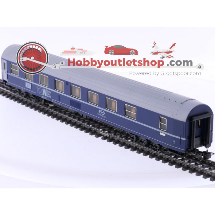 Schaal H0 Märklin 4151 slaaprijtuig TEN met verlichting van de NS #7657