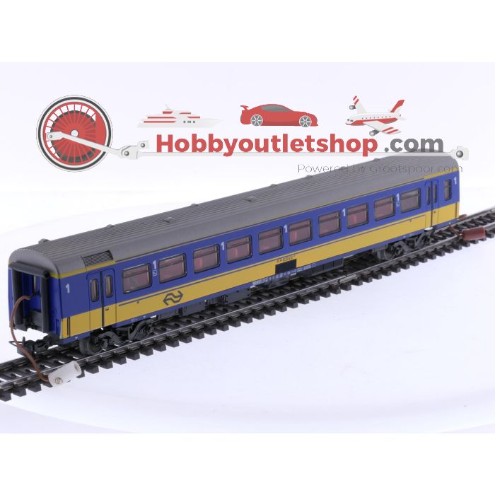 Schaal H0 Märklin 4164 personenrijtuig 1e kl. met interieurverlichting van de NS #7658