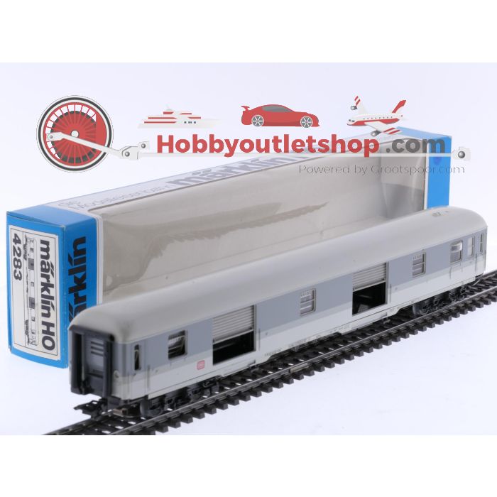 Schaal H0 Märklin 4283 bagagerijtuig van de DB met interieurverlichting en sluit verlichting #7661