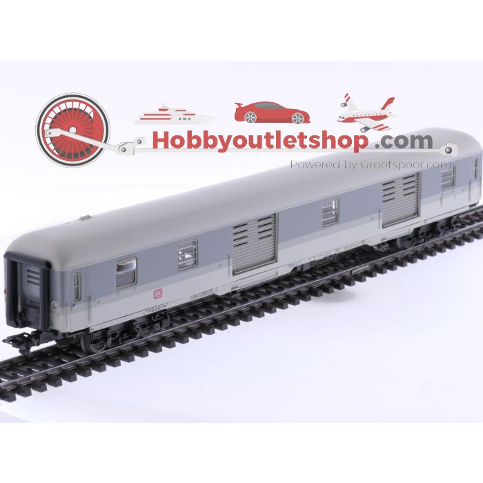 Schaal H0 Märklin 4283 bagagerijtuig van de DB met interieurverlichting en sluit verlichting #7661