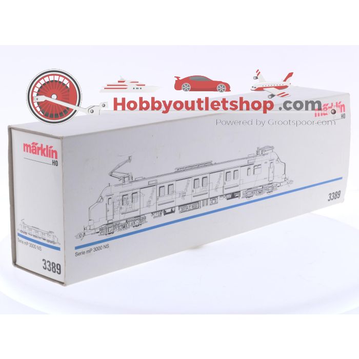 Schaal H0 Märklin 3389 elektrisch treinstel Serie mP3000 'Motorpost' van de NS #7672 - sku: 20250528101905 - Gebraucht - Sehr guter Zustand - Bild 8