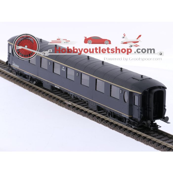 Schaal H0 Philotrain 37C personenrijtuig Ovaalramer A 7200 van de NS #P277