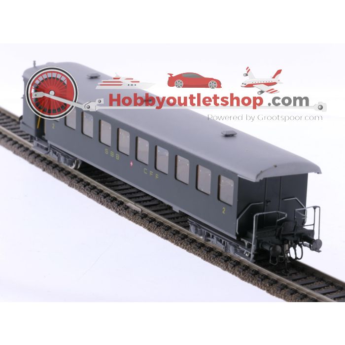 Schaal H0 Metropolitan 733 P stuurstandrijtuig De 4/4 Pilot Moderne van de SBB #P286