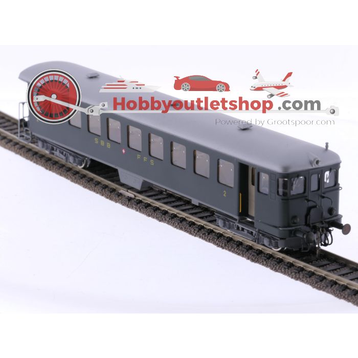 Schaal H0 Metropolitan 733 P stuurstandrijtuig De 4/4 Pilot Moderne van de SBB #P286