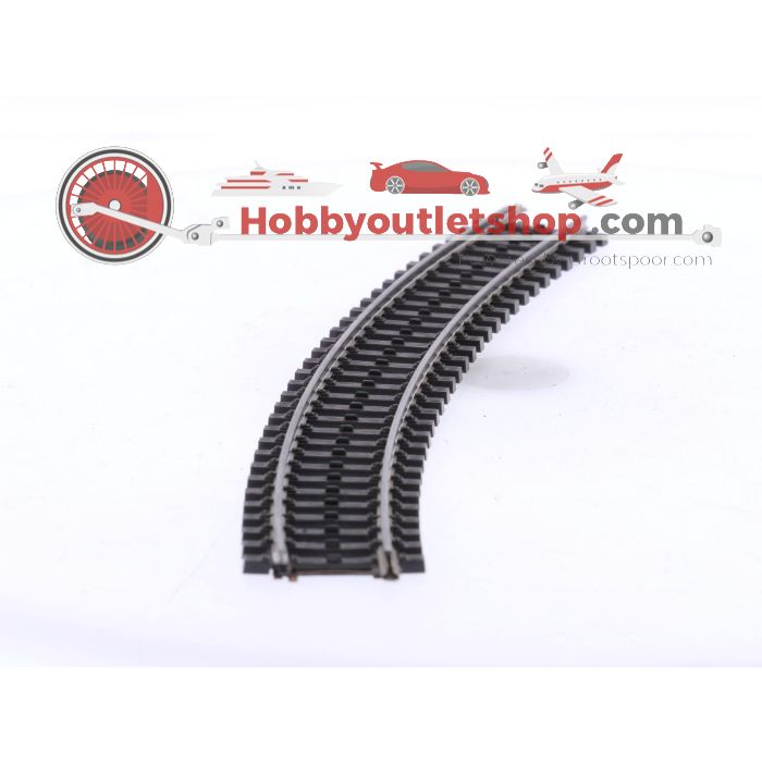 Schaal H0 Märklin 2231 K-Rails gebogen rail radius 424,6 mm 30° 10 st. #7692 - sku: 20250603094558 - Gebruikt - Goede staat - Afbeelding 2