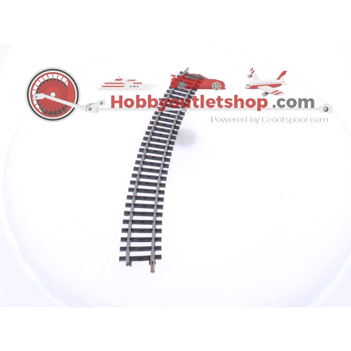 Schaal H0 Märklin 2231 K-Rails gebogen rail radius 424,6 mm 30° 10 st. #7692 - sku: 20250603094558 - Gebruikt - Goede staat - Afbeelding 3