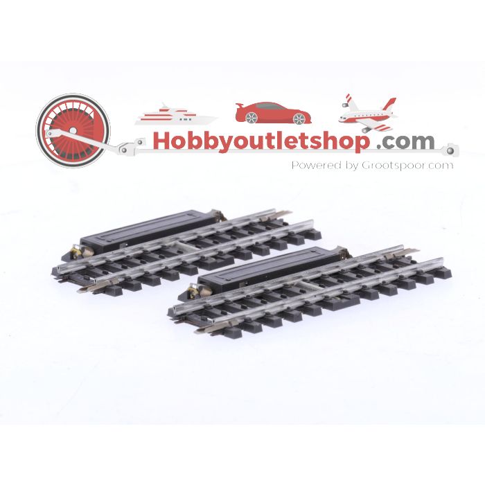 Schaal H0 Märklin 2299 K-rail schakelrails recht 90mm 2 st. #7695 - sku: 20250603121533 - Gebraucht - Guter Zustand - Bild 4