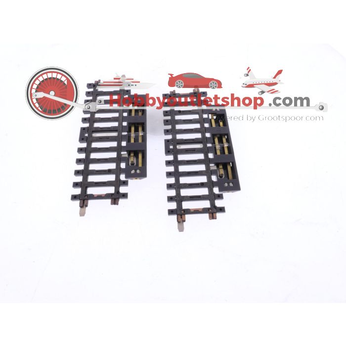 Schaal H0 Märklin 2299 K-rail schakelrails recht 90mm 2 st. #7695 - sku: 20250603121533 - Gebraucht - Guter Zustand - Bild 2