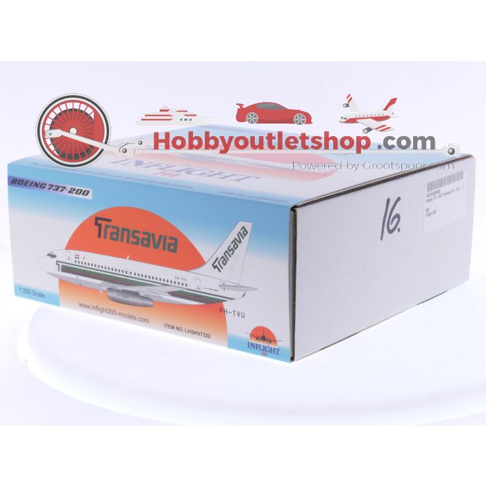 Schaal 1:200 Inflight 200 LHSHV7322 Boeing 737 Transavia Reg. PH-TVU #7707