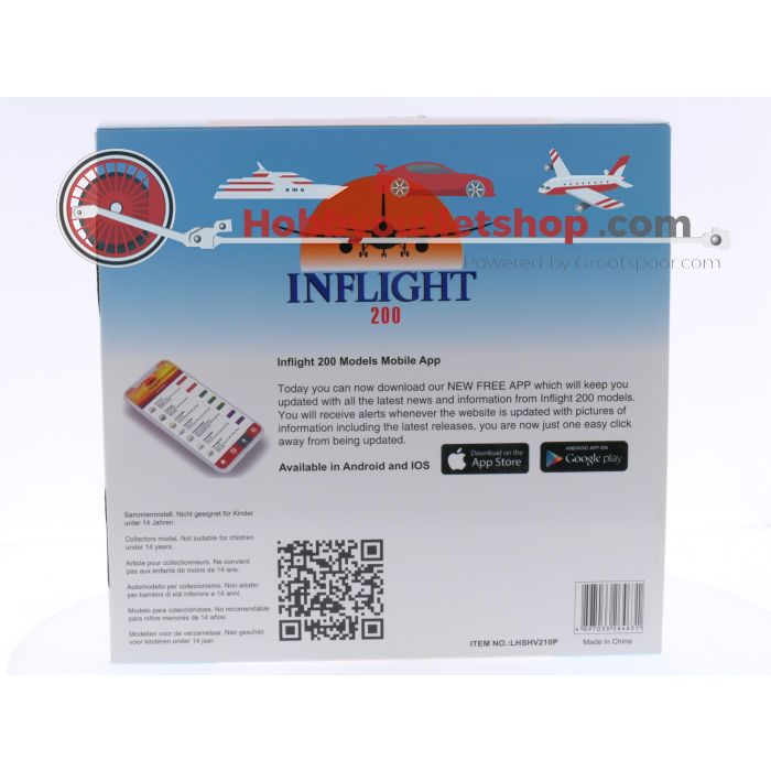 Schaal 1:200 Inflight 200 LHSHV210P Caravelle SE210 Transavia Holland Reg. PH-TRN Polished #7711