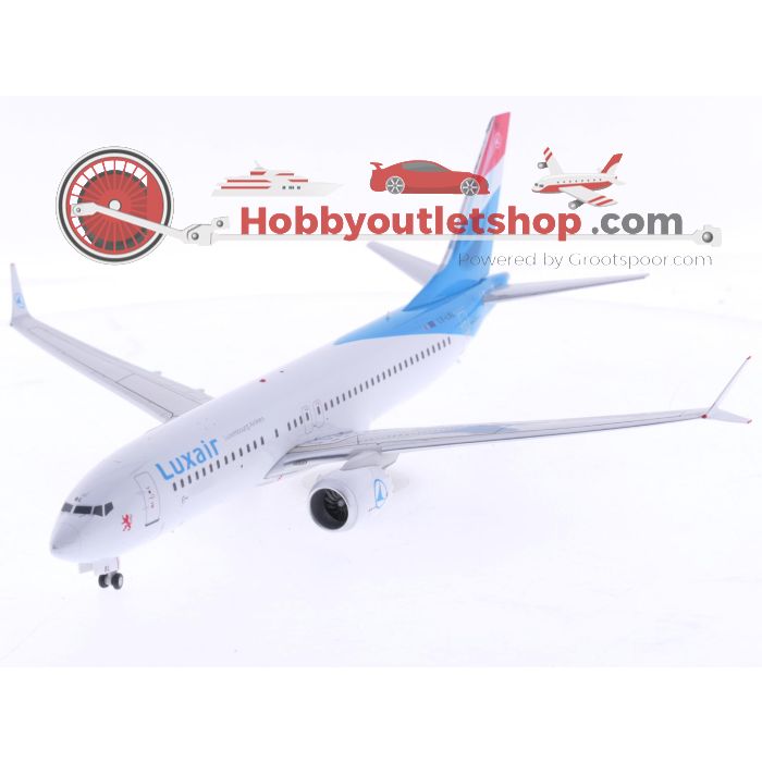 Schaal 1:200 Inflight 200 IF738MLG0724 Boeing 737 MAX 8 Luxair Reg. LX-LBL #7712