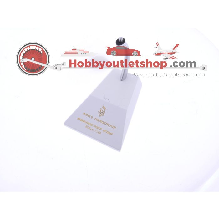 Schaal 1:200 JC Wings EW2734004 Boeing 737-200 Dragonair Reg. VR-HKP #7717