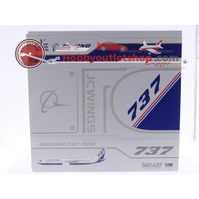 Schaal 1:200 JC Wings LH2456A Boeing 737-900 Boeing Company Reg. N737X #7718