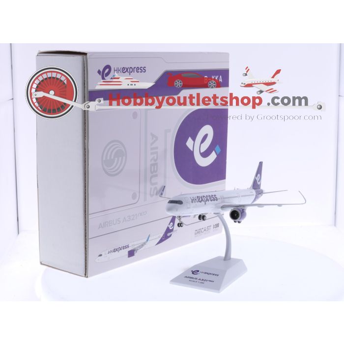 Schaal 1:200 JC Wings XX20378 Airbus A321 Neo HK Express Reg. B-KKA #7723