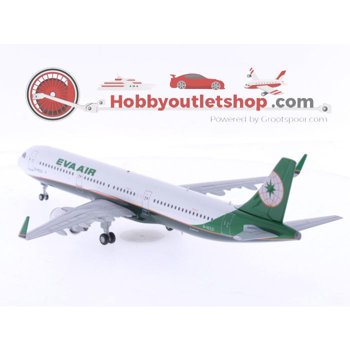 Schaal 1:200 JC Wings XX2302 Airbus A321 EVA Air Reg. B-16221 #7724