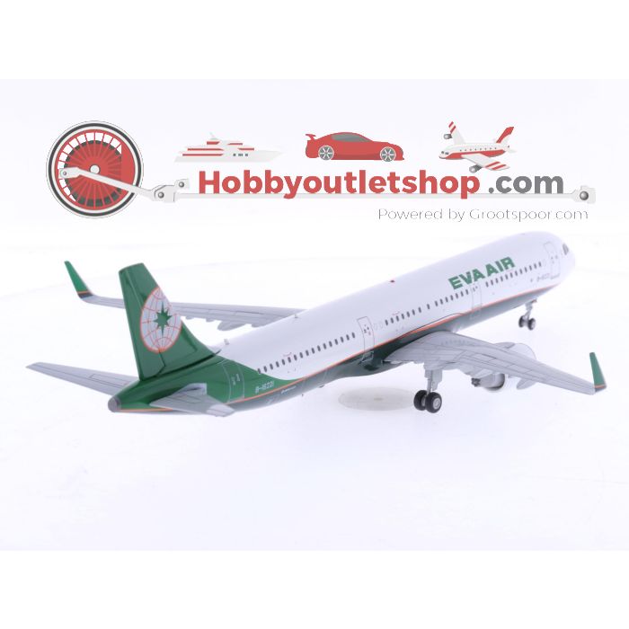 Schaal 1:200 JC Wings XX2302 Airbus A321 EVA Air Reg. B-16221 #7724