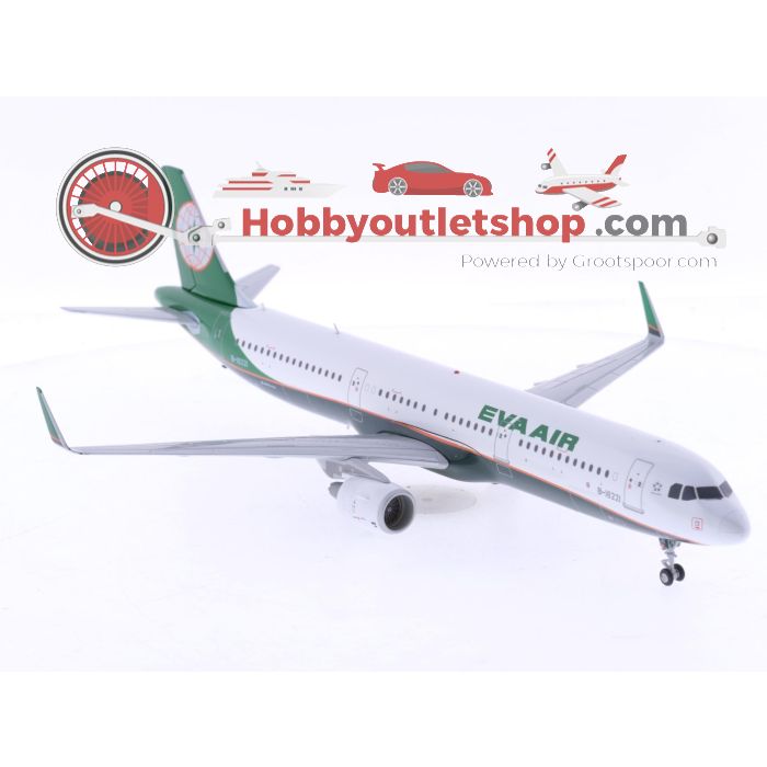 Schaal 1:200 JC Wings XX2302 Airbus A321 EVA Air Reg. B-16221 #7724