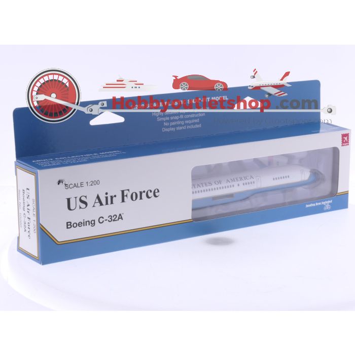 Schaal 1:200 Hogan 10260 Boeing C-32A US Air Force Reg. 80001 #7731 - sku: 20250610031101 - Used - Very good condition - Photo 6