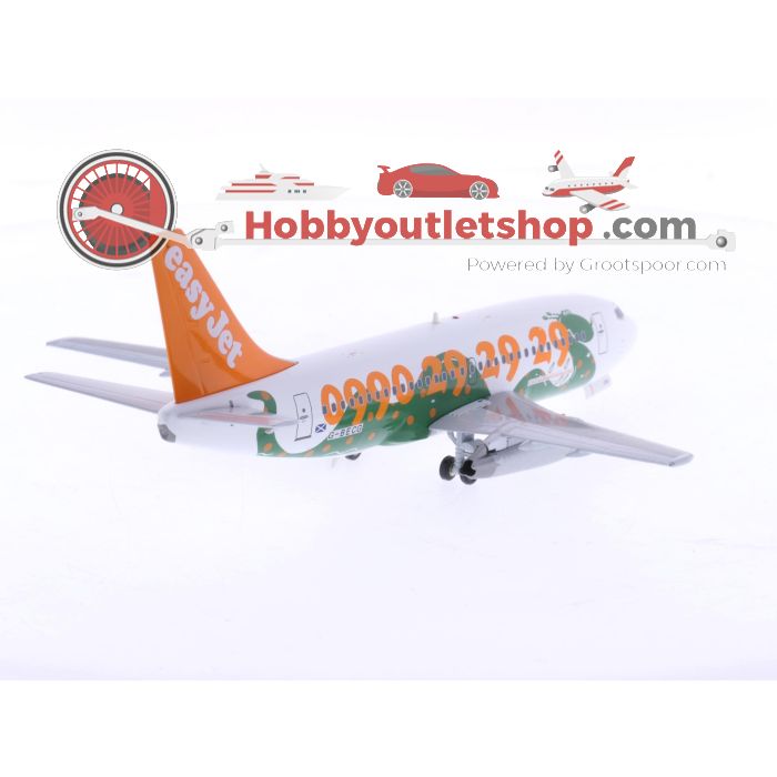 Schaal 1:200 WB Models 1:200 Boeing 737-200 Easyjet G-BECG 'Lochness Monster' Reg. G-BECG #7732