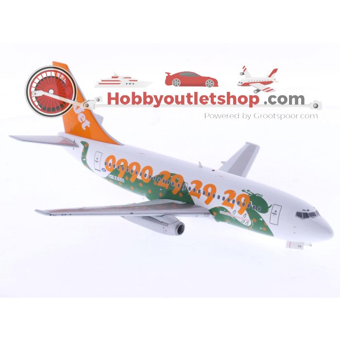 Schaal 1:200 WB Models 1:200 Boeing 737-200 Easyjet G-BECG 'Lochness Monster' Reg. G-BECG #7732