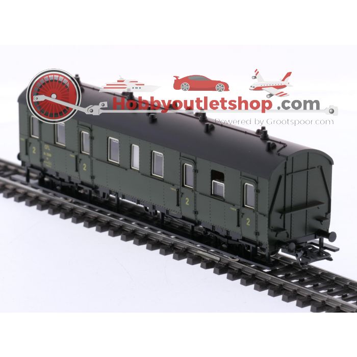 Schaal H0 Märklin 43971 4 Lokaal-personenrijtuigen uit de '50-er jaren '50 jaar CFL' van de CFL #7741