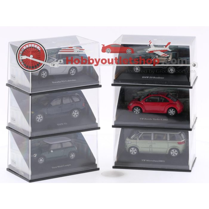 Schaal 1:72 TCM modelauto's set van 6 st. 'Duitsland' #7746