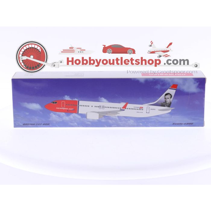 Schaal 1:200 PPC Holland 220136 Boeing 737-800 Norwegian Airways Reg. LN-DYC #7757