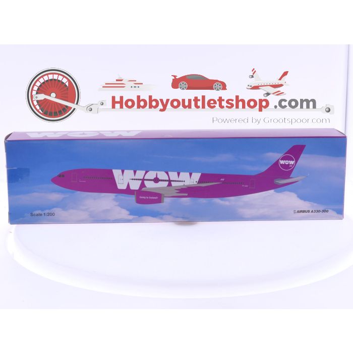 Schaal 1:200 PPC Holland 220020 Aribus A330-300 WOW Air Reg. TF-GAY #7759 - sku: 20250619120044 - Used - New condition - Photo 2