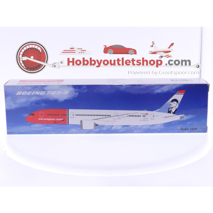 Schaal 1:200 PPC Holland 220976 Boeing 787-9 Norwgian Reg. EL-LNI 'Greta Garbo' #7766