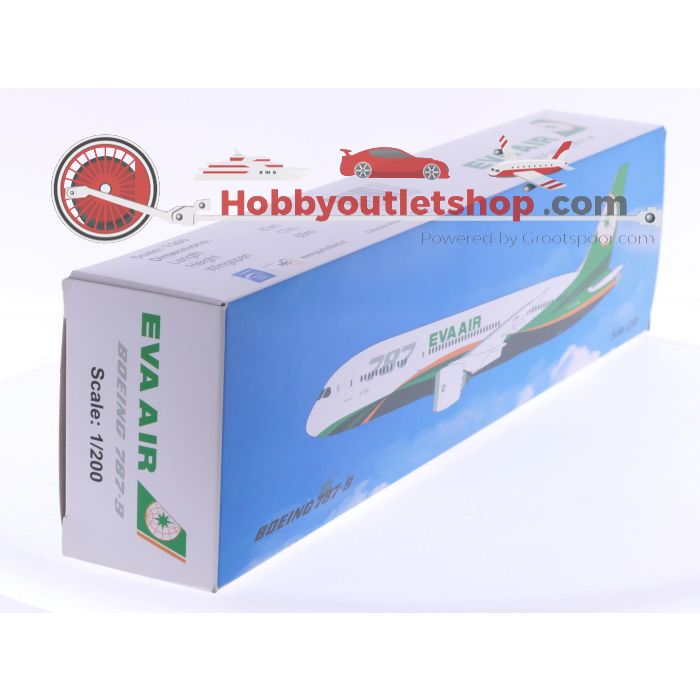 Schaal 1:200 PPC Holland 221676 Boeing 787-9 Eva Air Reg. B-17881 #7767