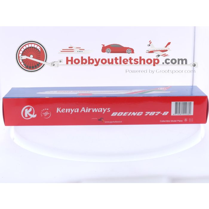 Schaal 1:200 PPC Holland 220389 Boeing 787-8 Kenya Airways 'The Pride of Africa' Reg. 5Y-KZA #7769