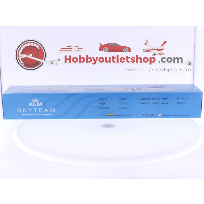 Schaal 1:200 PPC Holland 700749 Boeing 777-300ER KLM 'Skyteam' Reg. PH-BVQ #7770