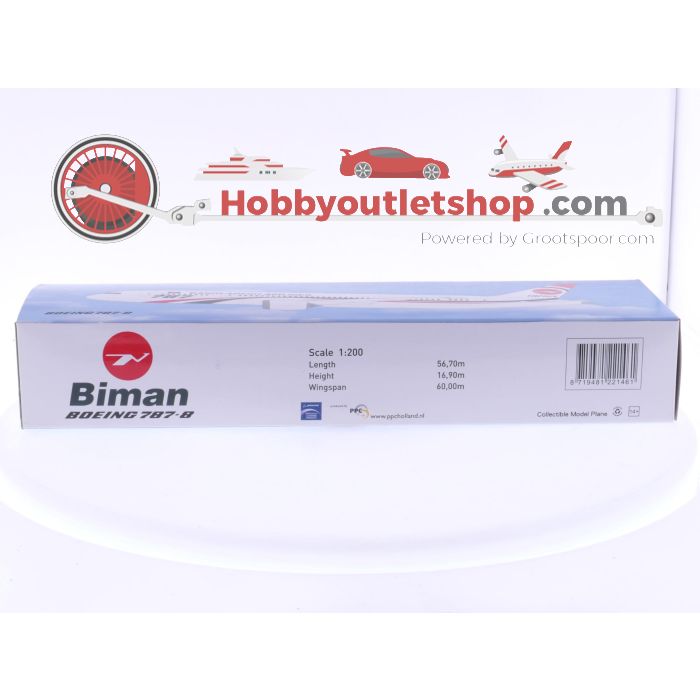 Schaal 1:200 PPC Holland 221461 Boeing 787-8 Bangladesh Airlines Reg. NA #7773 - sku: 20250624120224 - Neu - Bild 5