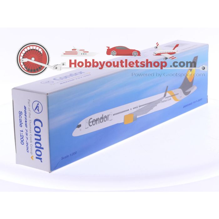 Schaal 1:200 PPC Holland 704617 Boeing 757-300 Condor 'Thomas Cook' Reg. NA #7774 - sku: 20250624121836 - Nieuw - Afbeelding 3