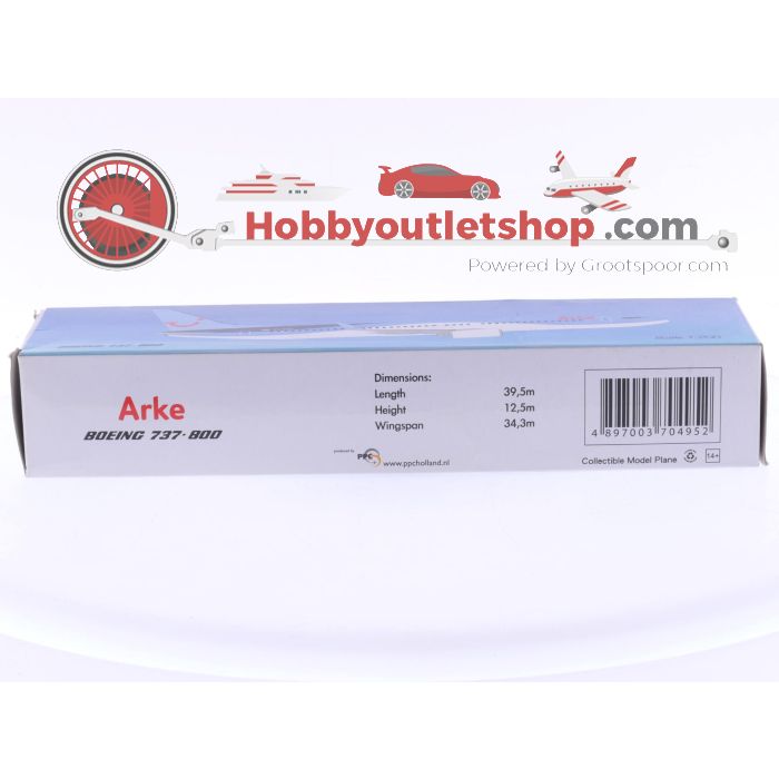 Schaal 1:200 PPC Holland 704952 Boeing 737-800 'Arke' TUI Reg. PH-TFD #7777 - sku: 20250624023405 - Nieuw - Afbeelding 5