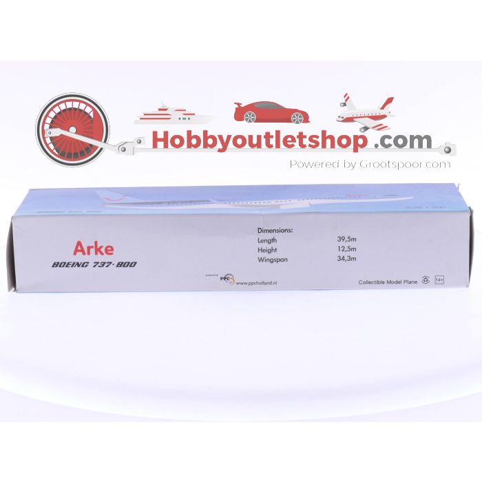 Schaal 1:200 PPC Holland 704952 Boeing 737-800 'Arke' TUI Reg. PH-TFD #7777 - sku: 20250624023405 - Nieuw - Afbeelding 6