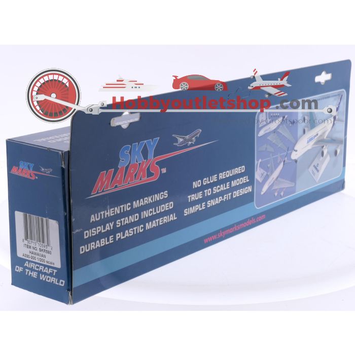 Schaal 1:200 Skymarks SKR593 Airbus A330-200 Hawaiian Airlines Reg. N380HA #7836