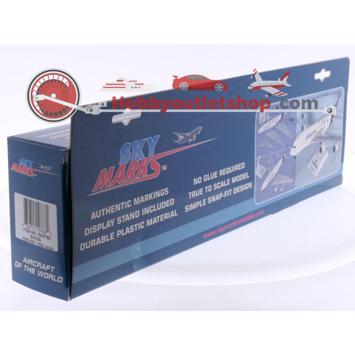 Schaal 1:200 Skymarks SKR788 Airbus A330-300 Swiss International Air Lines Reg. HB-JHM #7838