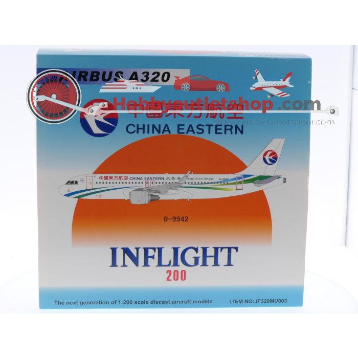 Schaal 1:200 Inflight 200 IF320MU003 Airbus A320 China Eastern Reg. B-9942 #7902
