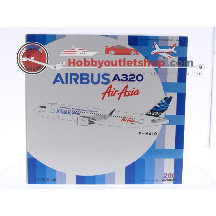 Schaal 1:200 Aviation200 AV2041 Airbus A320 Air Asia Reg. F-WWIQ #7907 - sku: 20250711025310 - New - Photo 2