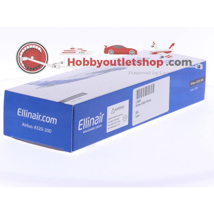 Schaal 1:200 Lupa LU058 Airbus A320 Allinair Reg. N/A #7934