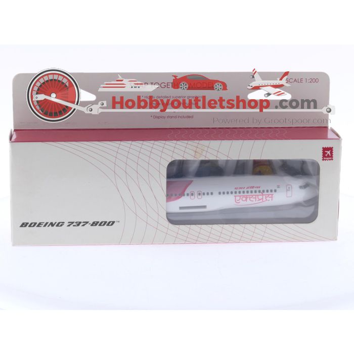 Schaal 1:200 Hogan Wings 3800-A Boeing 737-800 Air India Express Reg. VT-AXA #7949