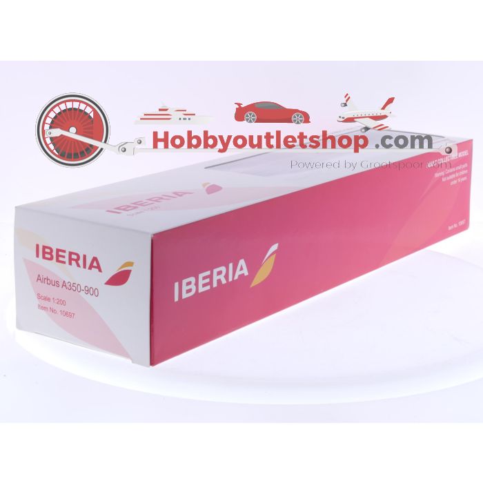 Schaal 1:200 Hogan Wings 10697 Airbus A350-900 Iberia Airlines Reg. N/A #7955