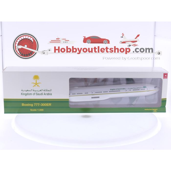 Schaal 1:200 Hogan Wings 11595 Boeing 777-300ER Kingdom of Saudi Arabia Reg. HZ‑MF9 #7958