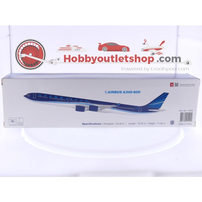 Schaal 1:200 Hogan Wings 11922 Airbus A340-600 Azerbaijan Airlines Reg. 4K-AI08 #7961