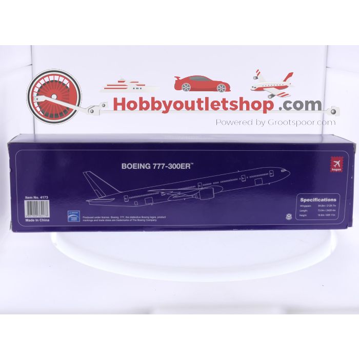 Schaal 1:200 Hogan Wings 4173 Boeing 777-300ER Thai Airways Reg. HS-TKJ #7966
