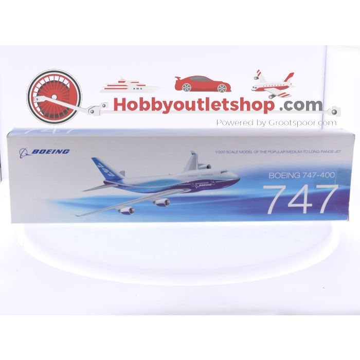 Schaal 1:200 Flight Miniatures BO-74740H-017 Boeing 747-400 'Dreamliner House Colour' Reg. N/A #7974 - sku: 20250722104956 - Nieuw - Afbeelding 2